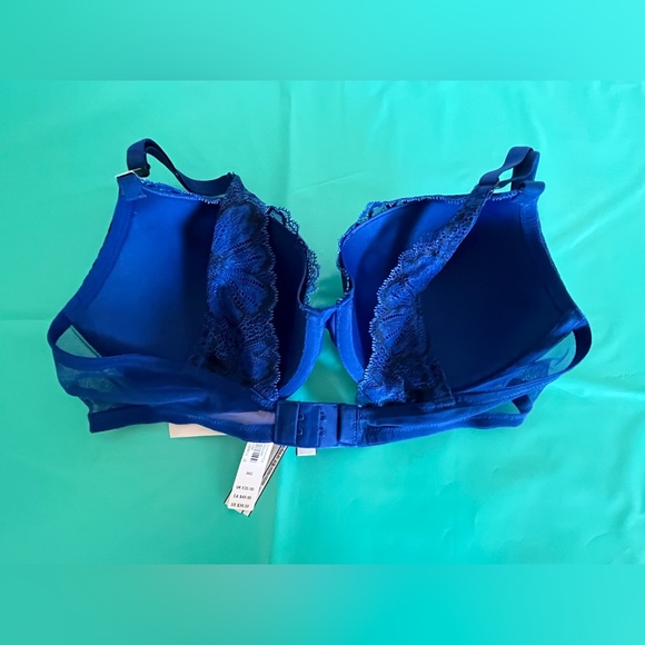 Victoria’s Secret Lightly Lined Bra. Blue with Black Accent. Size 36C. NWT - Picture 3 of 6